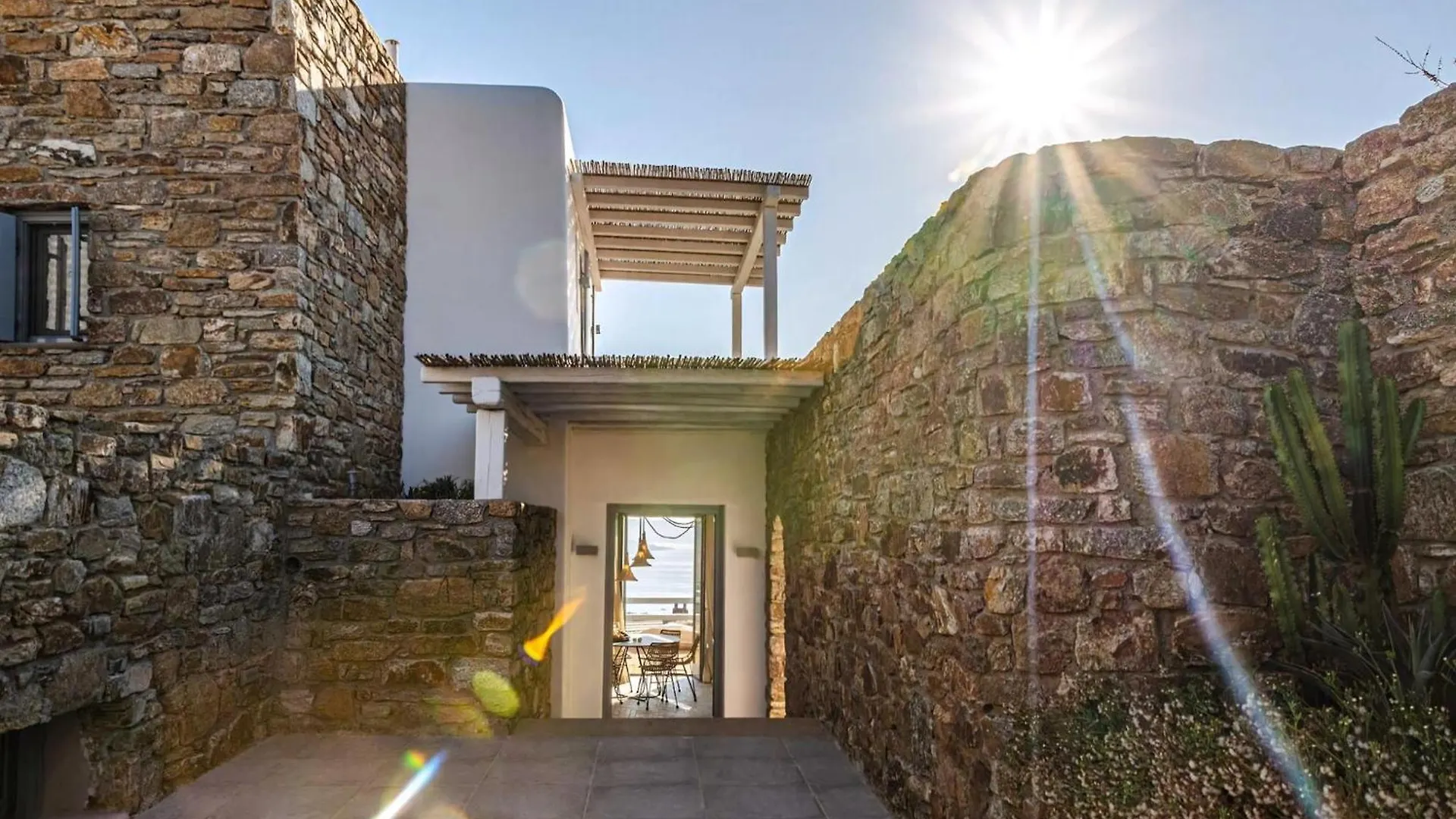 Splendid Mykonos Villa Villa Agape 5 Bedrooms Private Pool With Stunning Sea Views Outdoor Lounge Dining Area Hot Tub Kalafatis 0*,