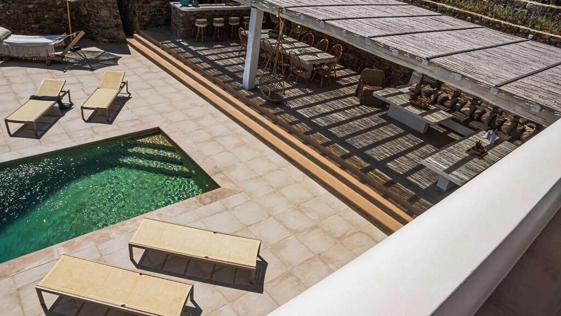 Splendid Mykonos Villa Villa Agape 5 Bedrooms Private Pool With Stunning Sea Views Outdoor Lounge Dining Area Hot Tub Kalafatis